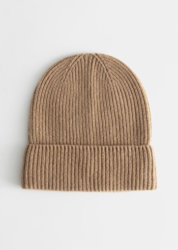 Chunky Ribbed Wool Blend Beanie | & Other Stories (EU + UK)