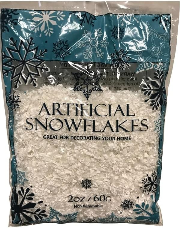 Rocky Mountain Goods Fake Snowflakes - Artificial Glittered Snowflakes for Christmas Decoration -... | Amazon (US)