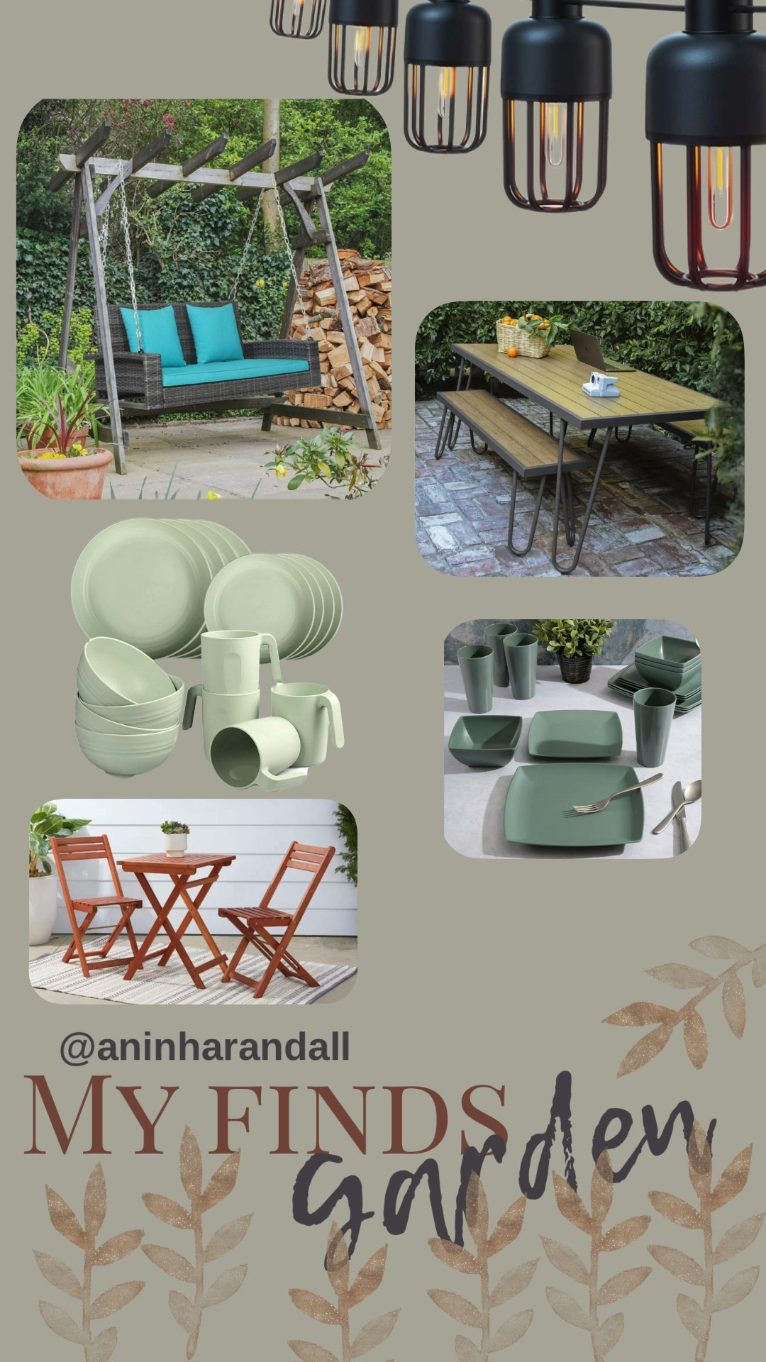 Plastic Dinnerware Sets | Lightweight & Unbreakable Dinnerware Set | Plates Set | Bowls | Cups | Mugs | Garden | Backyard | Spring time | Melamine Dinnerware Set | Outdoor Table and Bench Set | Outdoor String Lights | Hanging Porch Swing Rattan | Wood Bistro Set | Wood table | Wood chairs

#LTKhome #LTKSeasonal #LTKwedding