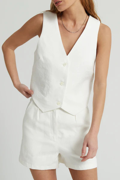 Linen Vest | Almina Concept