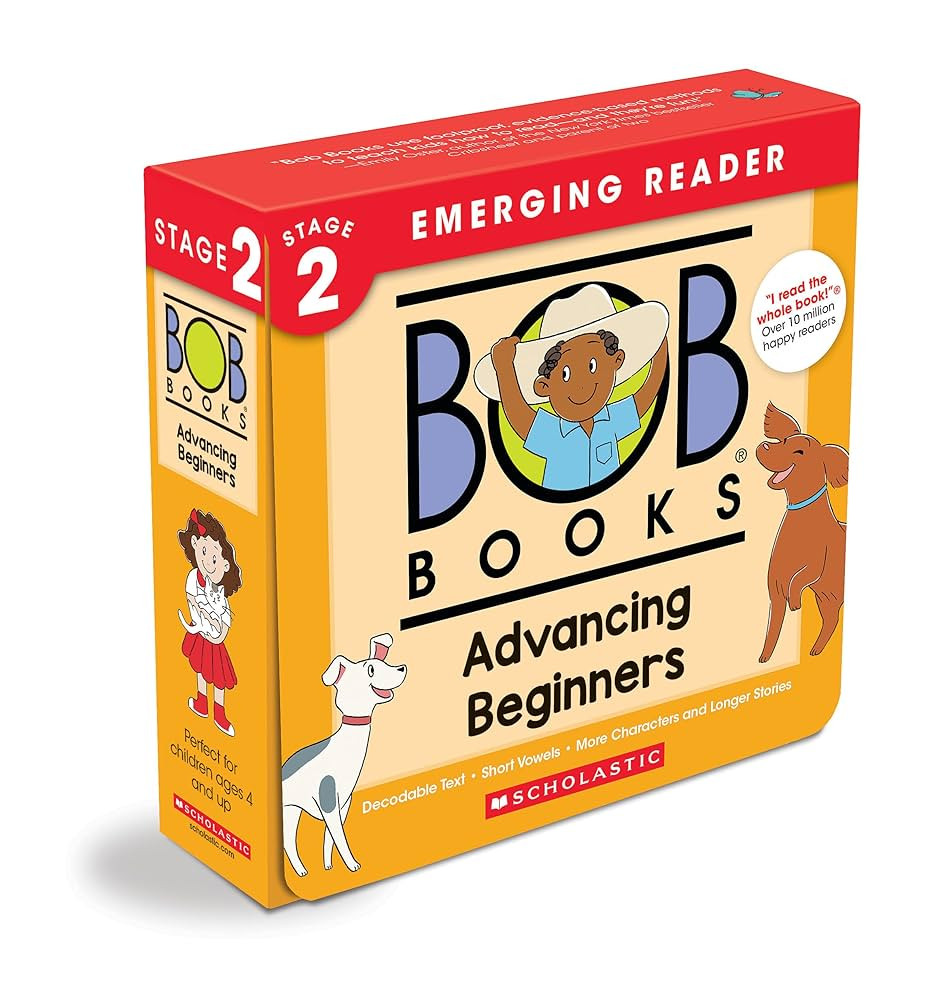 Bob Books - Advancing Beginners Box Set | Decodable Phonics Books, Ages 4 and up, Kindergarten (S... | Amazon (US)