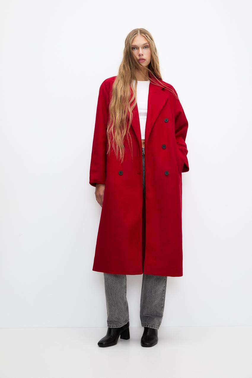 Weicher Stoffmantel | PULL and BEAR DE