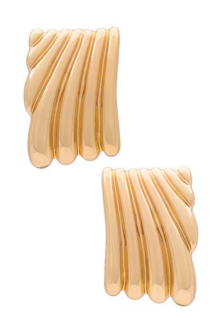 Ribbed Statement Earring
                    
                    Amber Sceats | Revolve Clothing (Global)