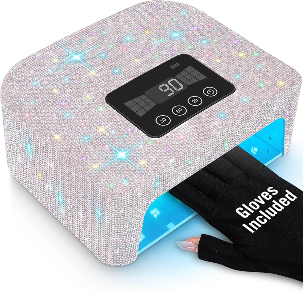 Aedavey Cordless UV Nail Lamp, Rechargeable UV Light for Gel Nails, LED Nail Lamp with 4 Timer Mo... | Amazon (US)