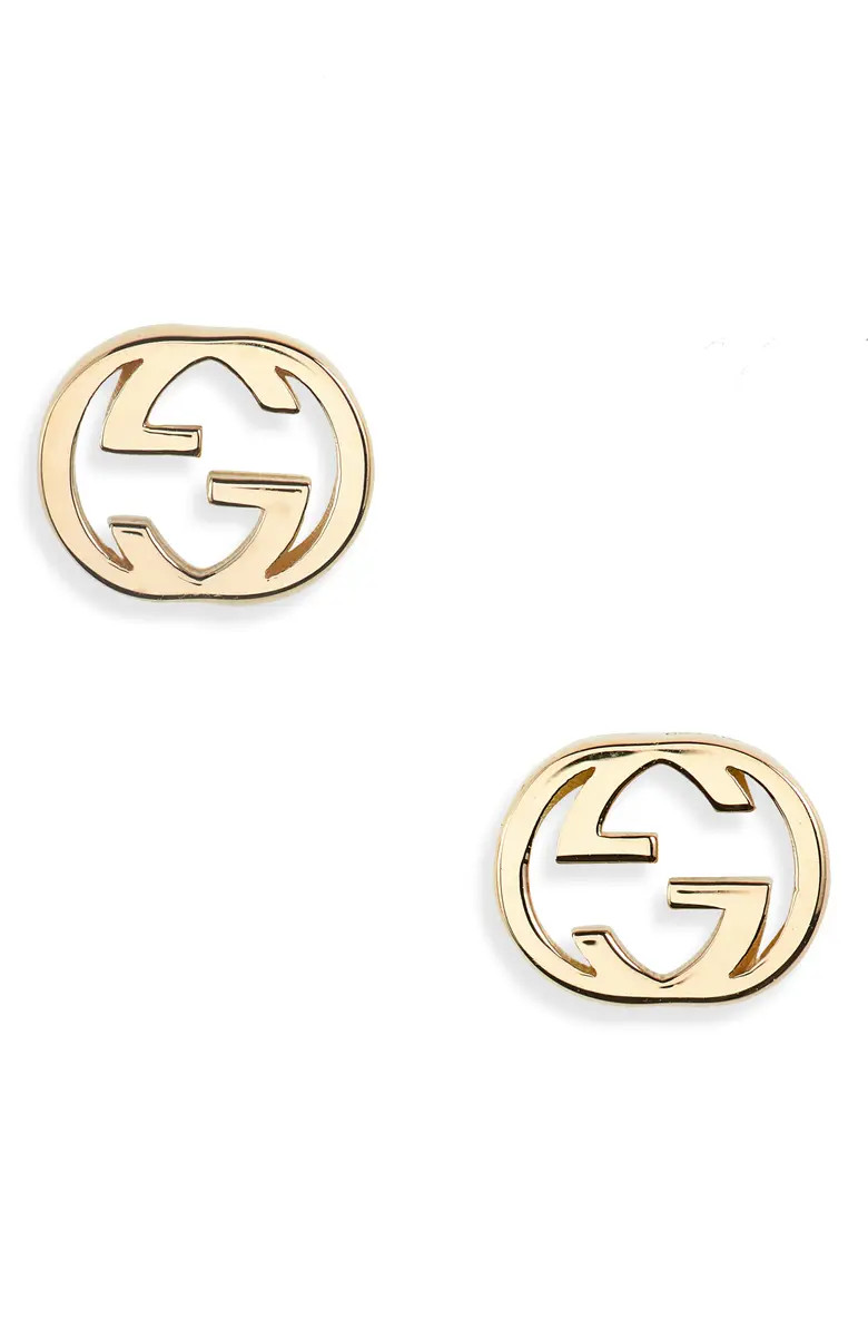 Interlocking-G Stud Earrings | Nordstrom