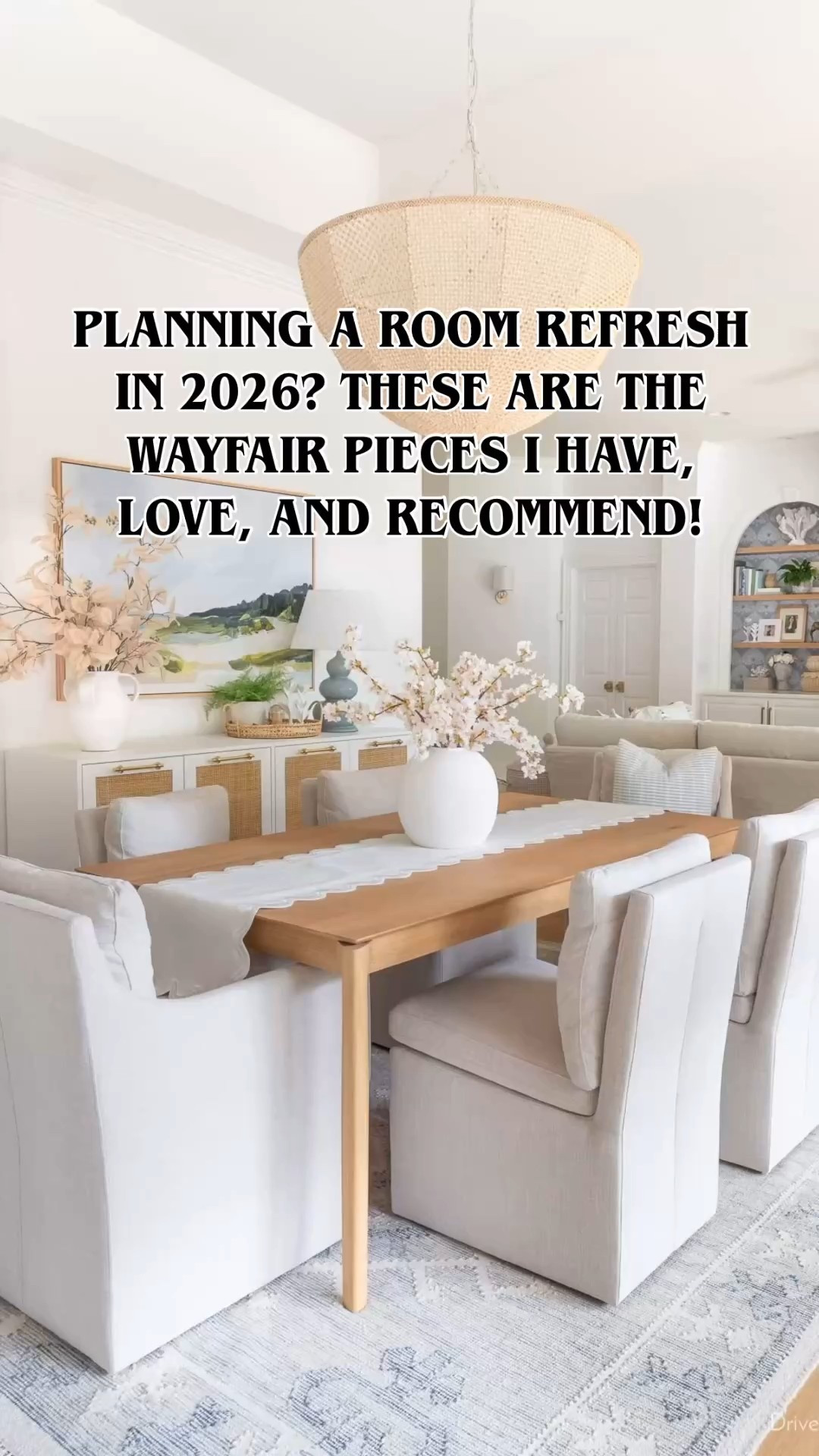 Planning a room refresh in 2026? These are the @Wayfair dining room, bedroom, and bathroom pieces I have, love, and recommend! They’re all up to 60% off with free and easy delivery over $35 during their End of Year Clearance that’s going on NOW! 🙌🏻 #wayfair #ad #wayfairpartner

#LTKHome #LTKSaleAlert