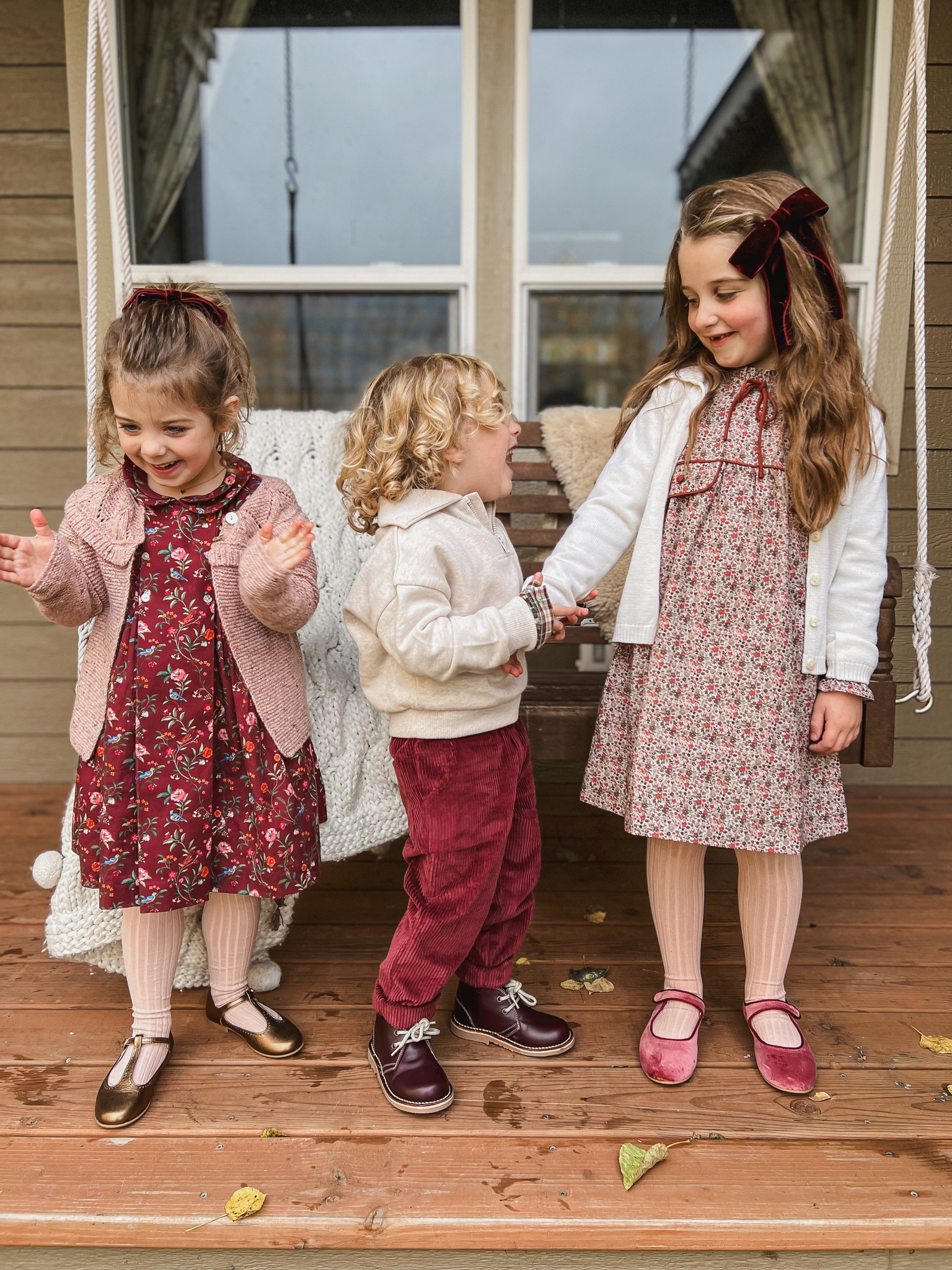 Family outfits in the color of the season! Burgundy sibling outfits 

#LTKSeasonal #LTKKids