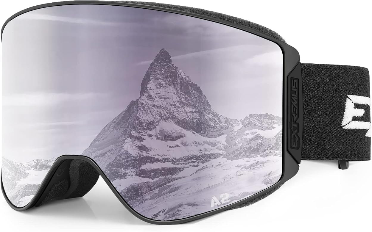Extremus Cornice Ski Goggles with Wide-View Quick-Change Cylindrical Lens, 100% UV Protection Sno... | Amazon (US)