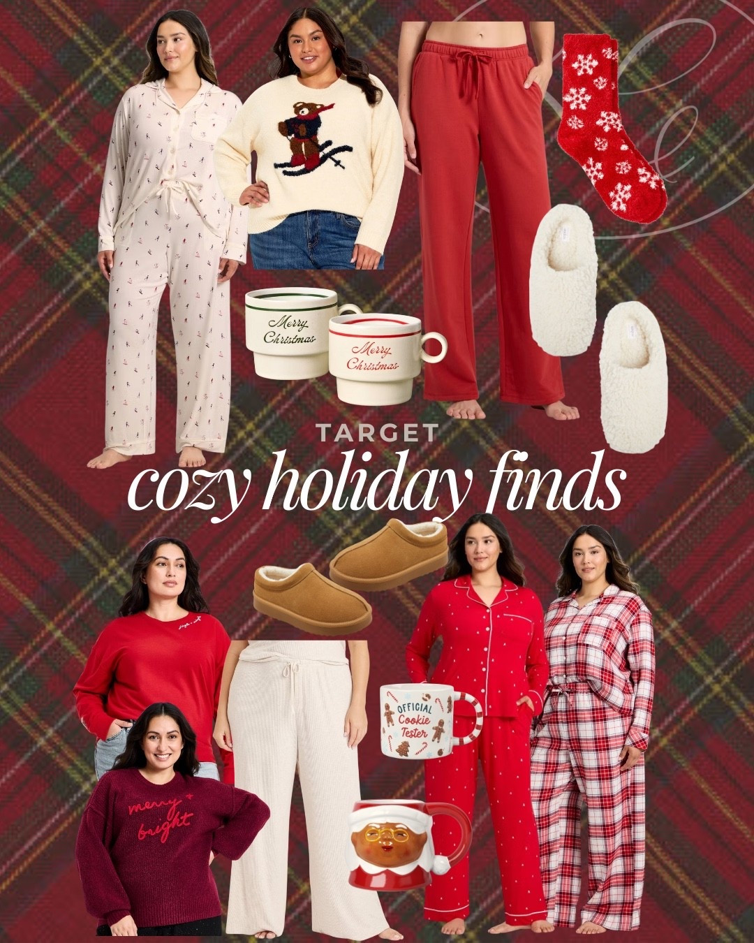 Cozy up for the holidays with my favorite Target finds including soft sweaters, festive pajamas, warm slippers, mugs, and loungewear. These finds are everything you need for a cozy night in or a relaxed holiday morning  

#LTKPlusSize #LTKHoliday #LTKSeasonal