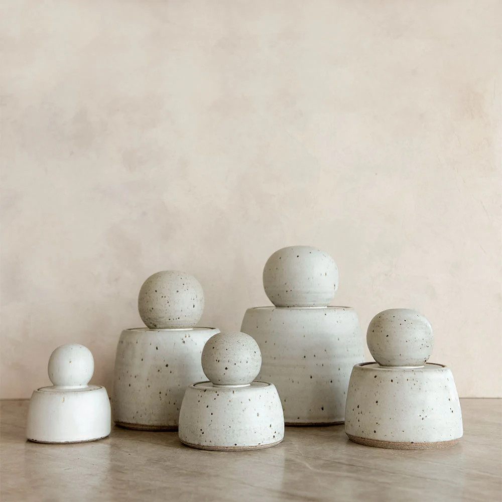 Ceramic Stash Jar | Roan Iris