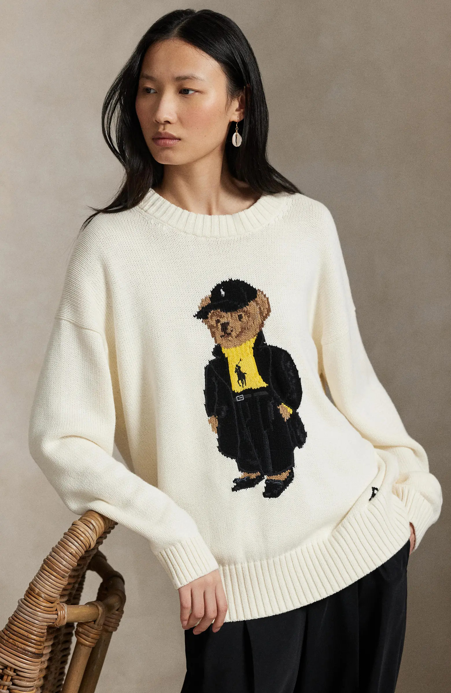 Polo Bear Cotton Crewneck Sweater | Nordstrom