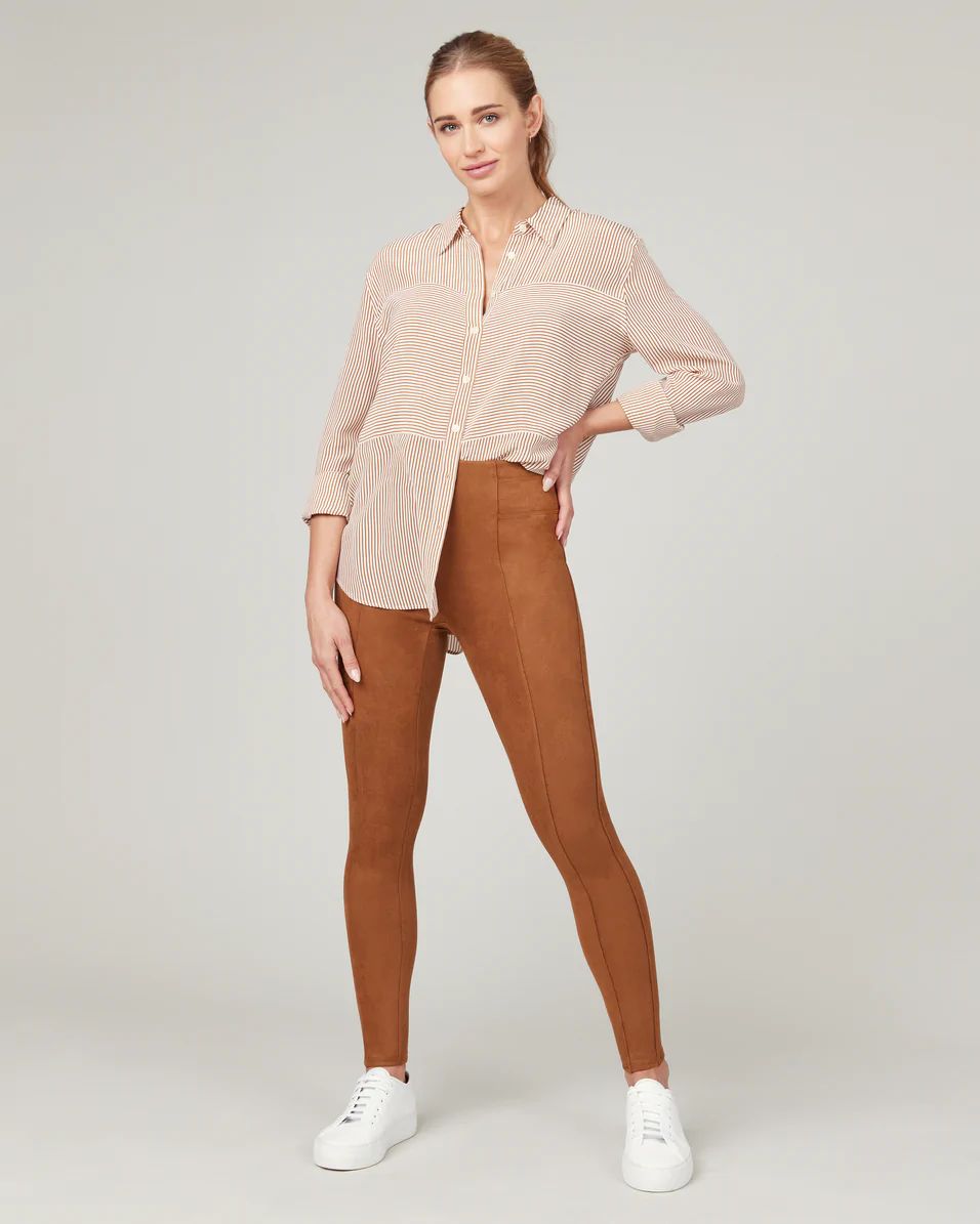 Faux Suede Leggings | Spanx