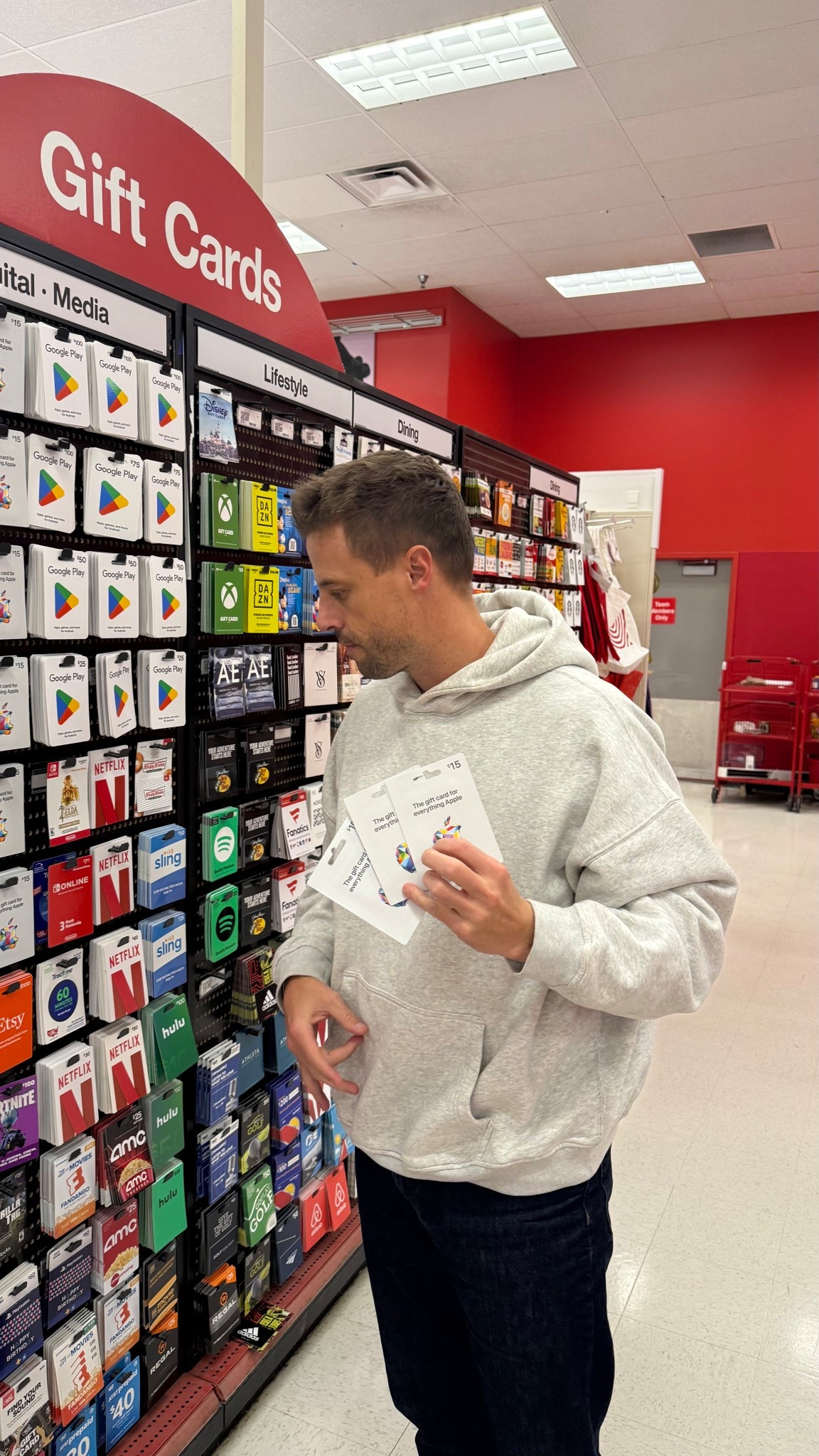 #ad 
One gift. Endless options. 
Grab Apple Gift Card at Target or
Target.com - covers everything they actually
want 🎮🎶📺 
@target
#TargetPartner #Target #holidaygifts #giftcard #dadlife #liketkit @shop.LTK

#LTKGiftGuide