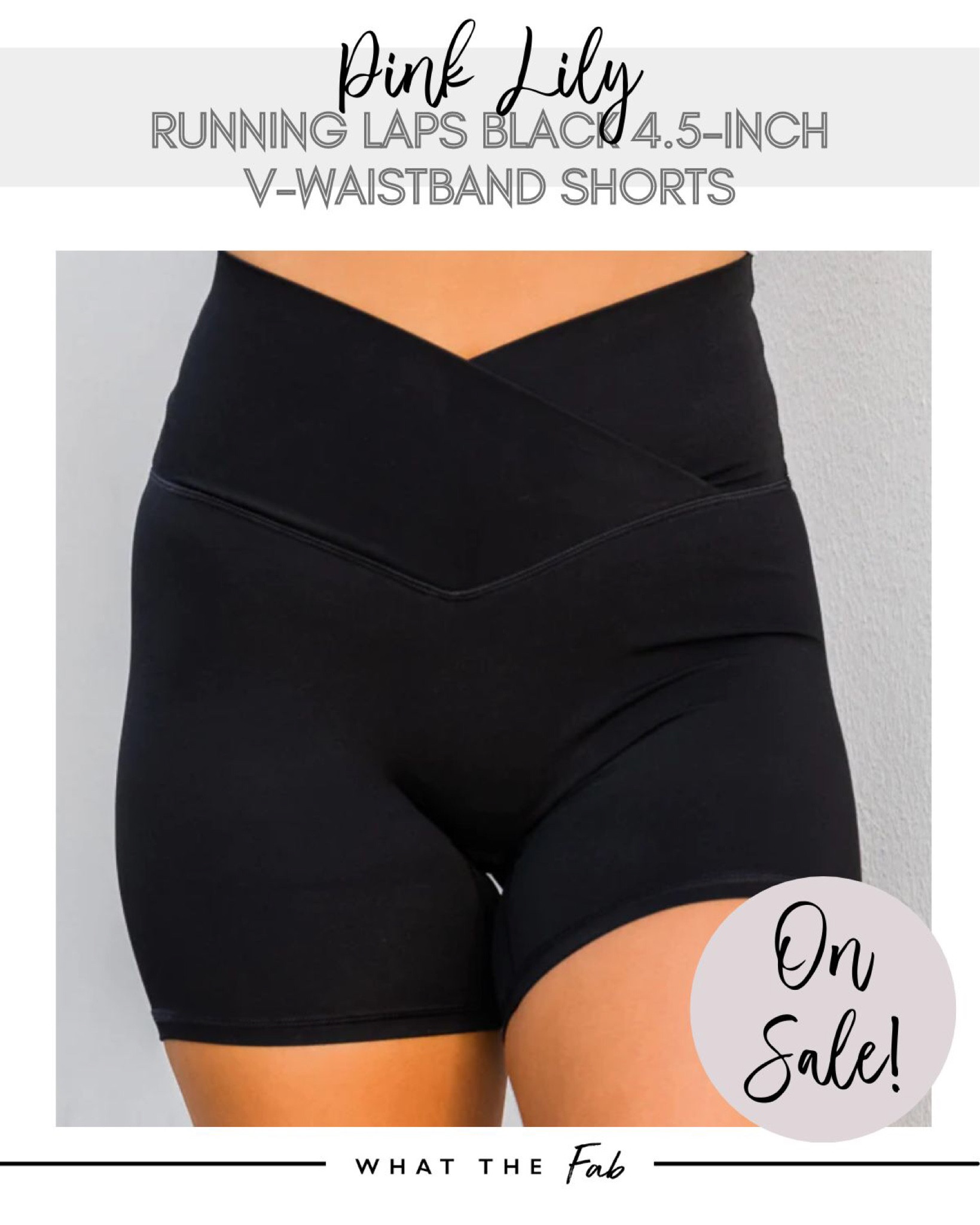 Pink Lily Running Laps Black 4.5-inch V-Waistband Shorts, waistband shorts, bottoms, shorts, sportswear, Athleisure 

#LTKfit #LTKSale #LTKunder50