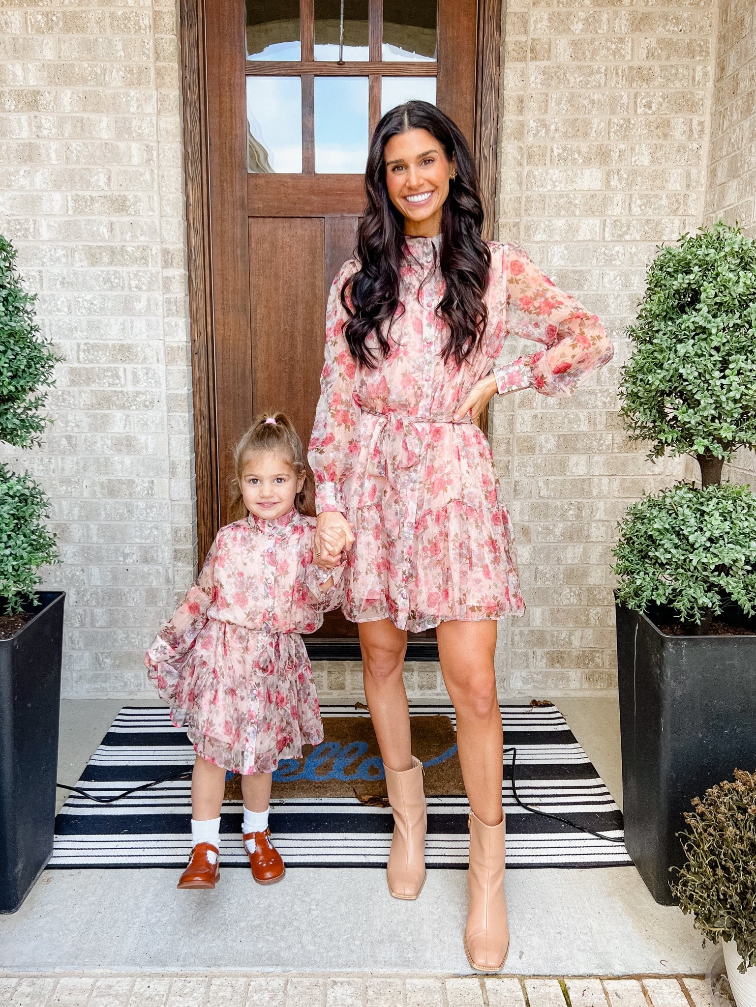 Mommy and me dresses 🥰 so cute for Valentine’s Day, spring, and Easter! Wearing a small and my daughter is wearing a 4/5💗

(Also buttons down so nursing friendly!)

15MRSJULIE for a discount 

#LTKfindsunder100 #LTKSeasonal #LTKbump