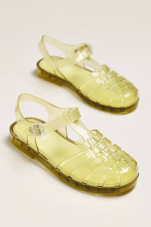Possession Shimmer Jelly Flats | Anthropologie (US)