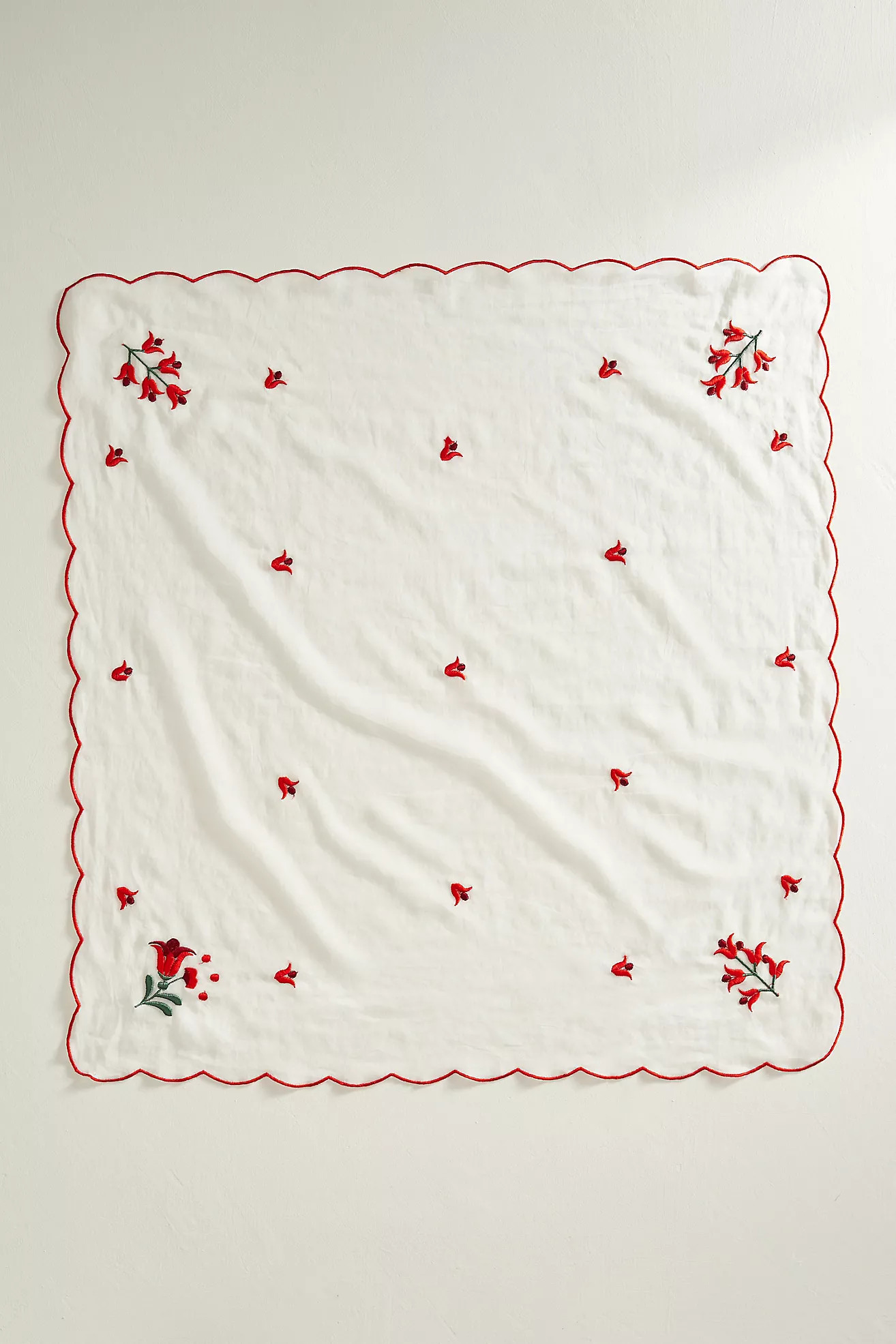 Scandinavian Floral Cotton Bandana | Anthropologie (US)