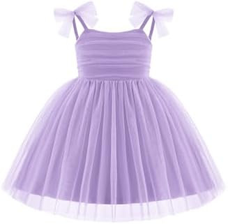 Arshiner Toddler Tulle Dress Girls Spaghetti Strap Birthday Princess Photoshoot Tutu Dresses | Amazon (US)