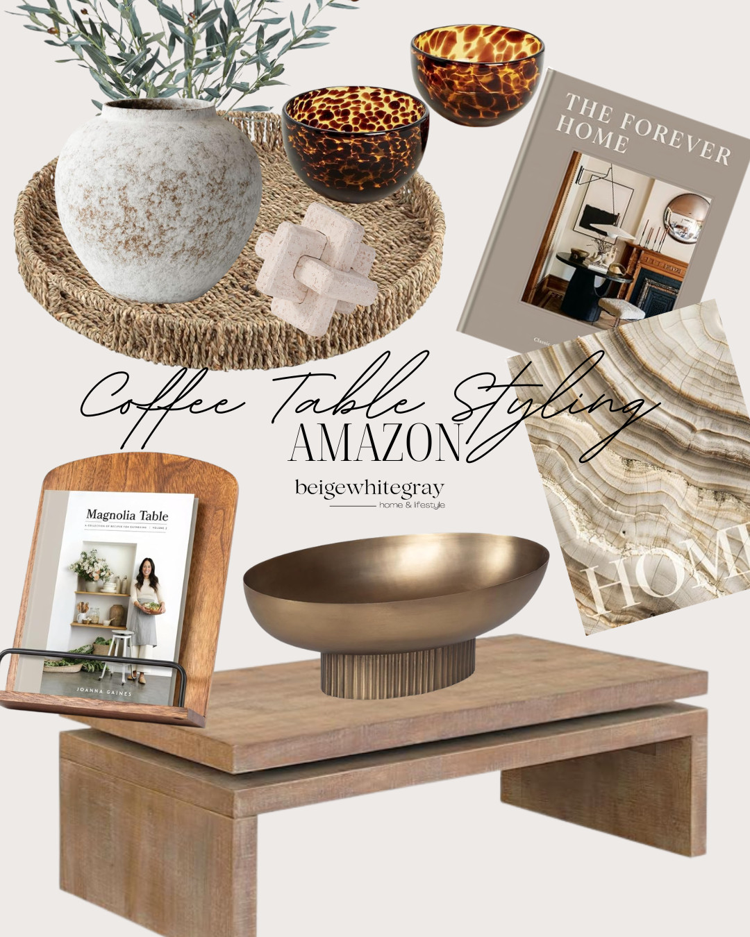 Coffee Table Styling 
#amazonhome 

 #LTKHome