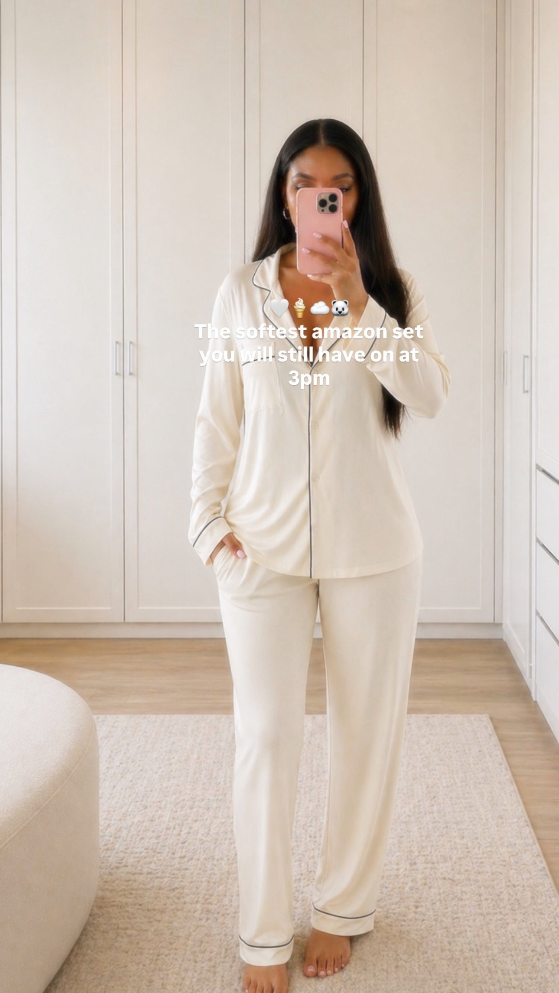 Amazon pj set ☁️🤍

#LTKMothersDay #LTKselfcare #LTKmomlife