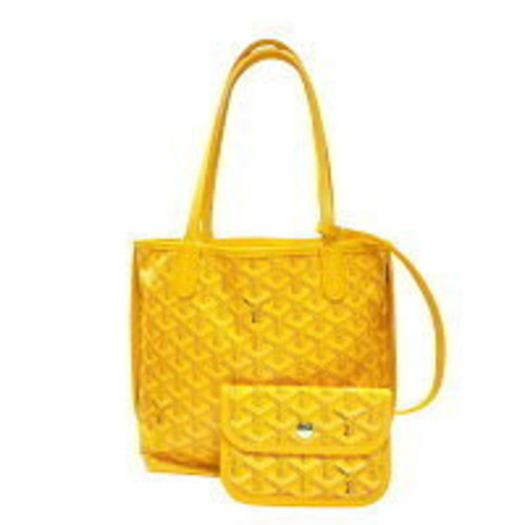 GOYARD Anju Mini Tote Bag Yellow Pouch Reversible HO | Poshmark