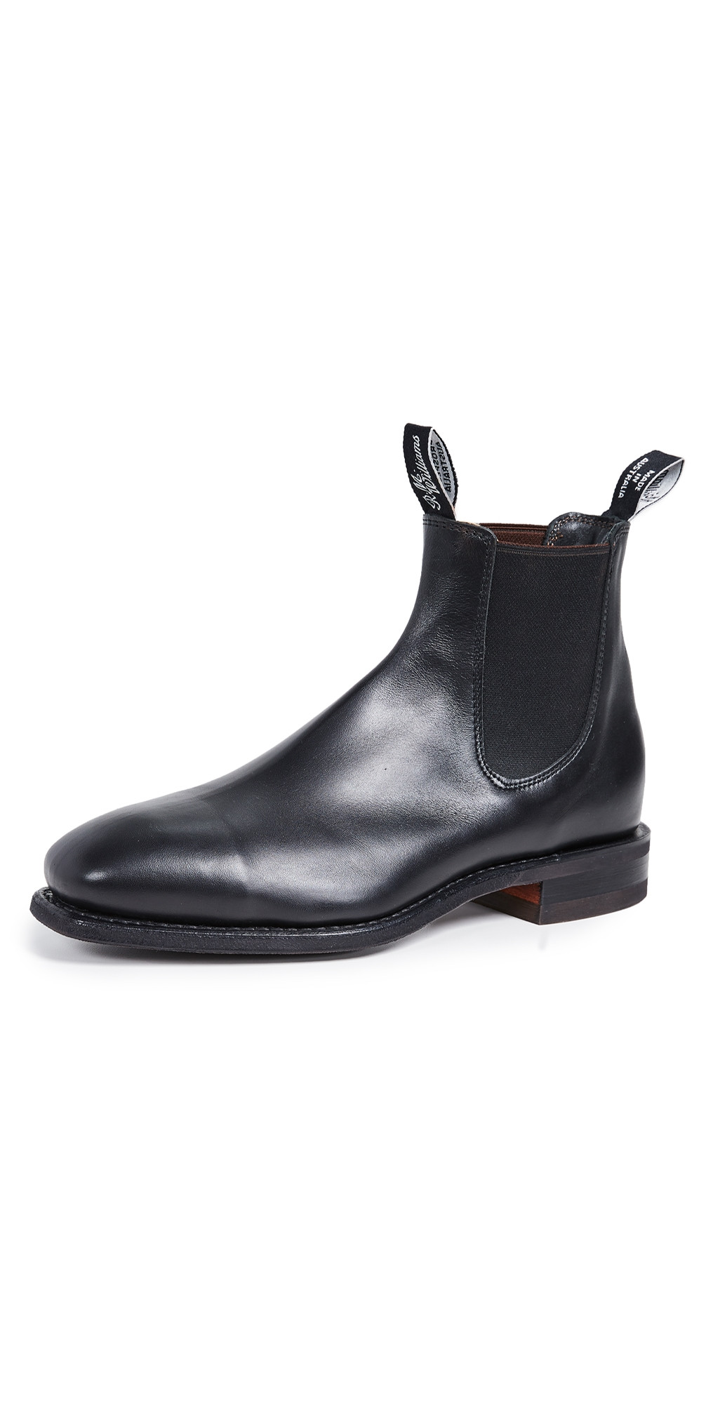 R.M. Williams Comfort Craftsman Chelsea boot in dark tan leather