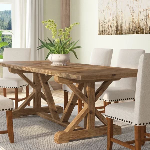 Camden Den Extendable Solid Wood Dining Table | Wayfair North America