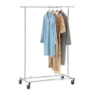 Commercial Folding Garment Rack Chrome | The Container Store