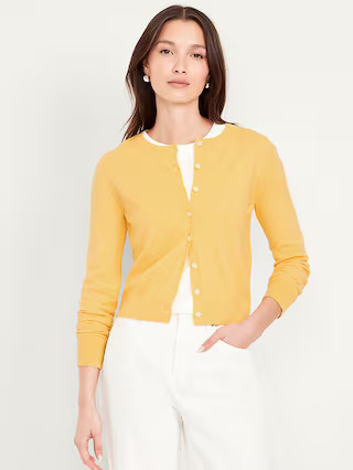 SoSoft Lite Crop Cardigan Sweater | Old Navy (US)