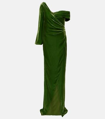 Rubinia silk-blend velvet gown | Mytheresa (UK)