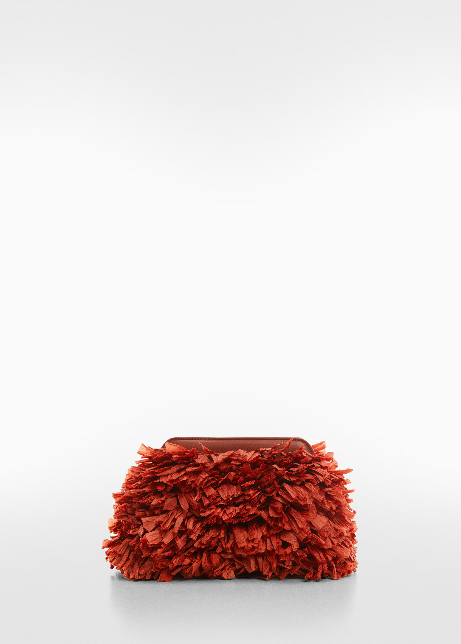 Fringed clutch bag | MANGO (UK)