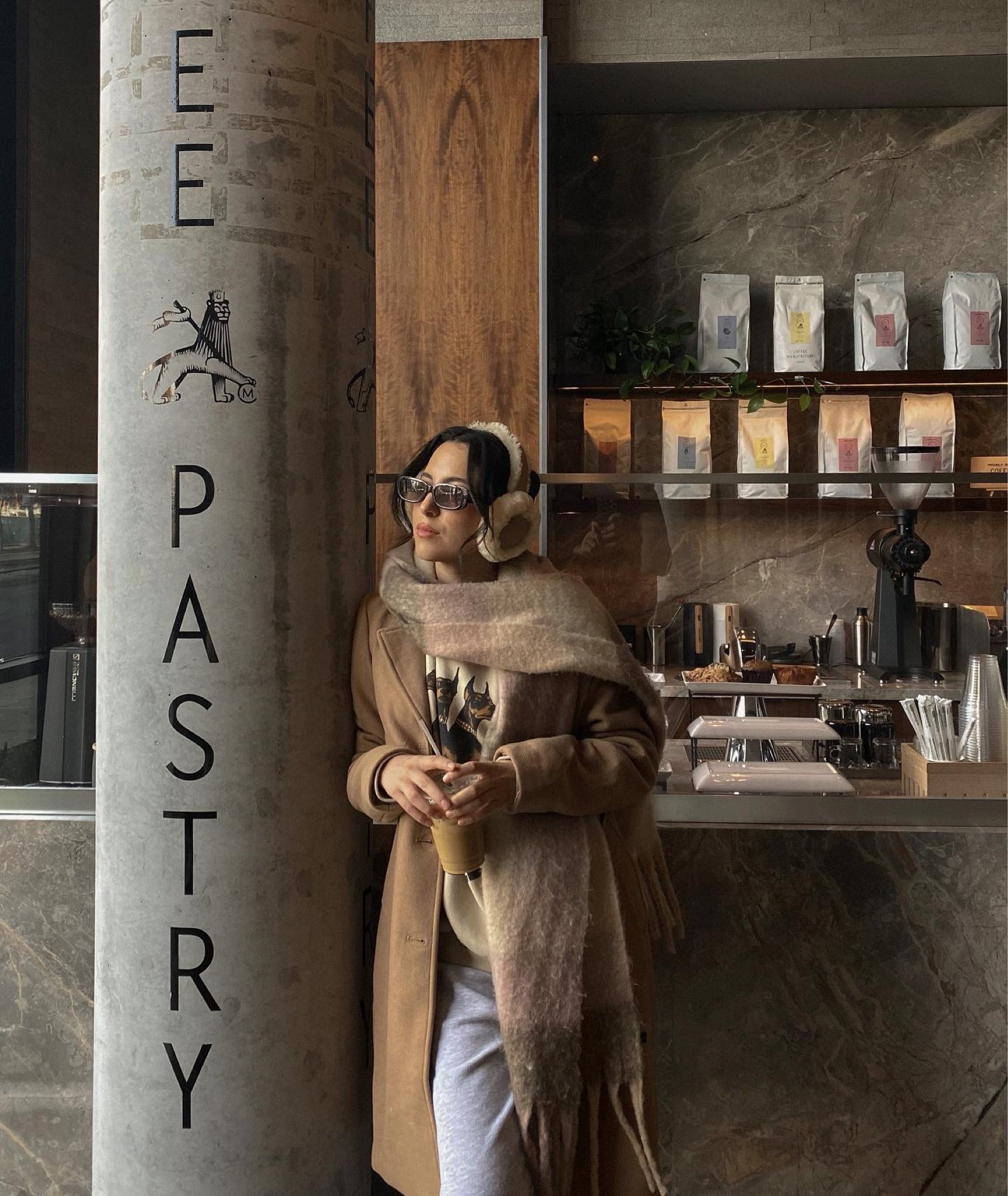 Abercrombie coat and grey sweats, chestnut uggs 

#LTKU #LTKSeasonal #LTKstyletip