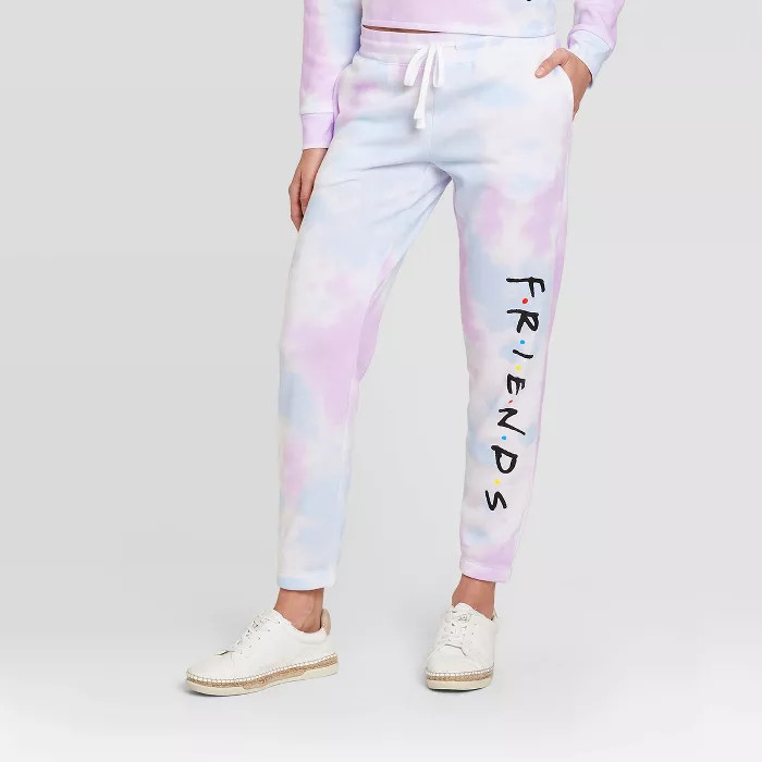 Women's Friends Tie-Dye Jogger Pants | Target