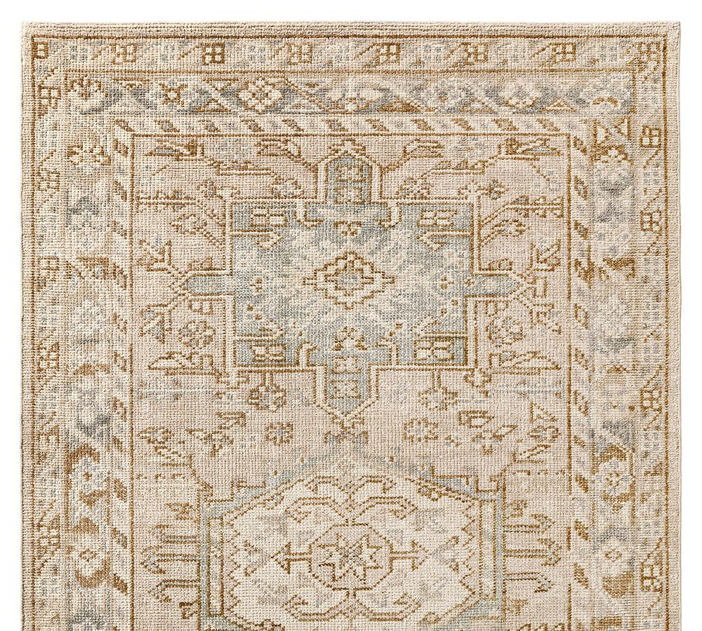 Bianca Hand-Knotted Wool Rug | Pottery Barn (US)
