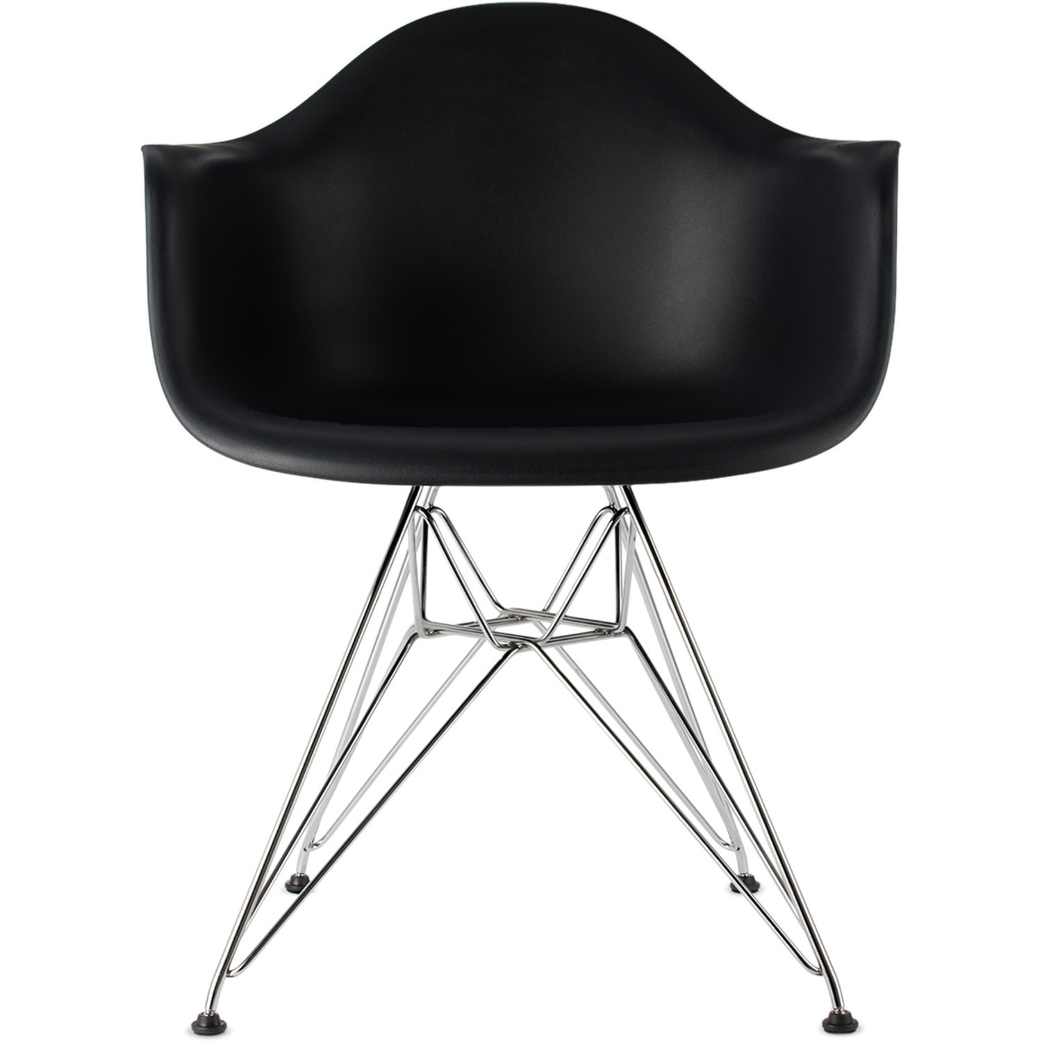 Herman Miller® Black Eames Molded Plastic Armchair | SSENSE