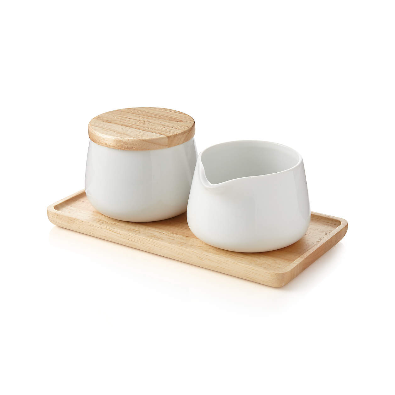 Merge Cream and Sugar Set + Reviews | Crate and Barrel | Crate & Barrel