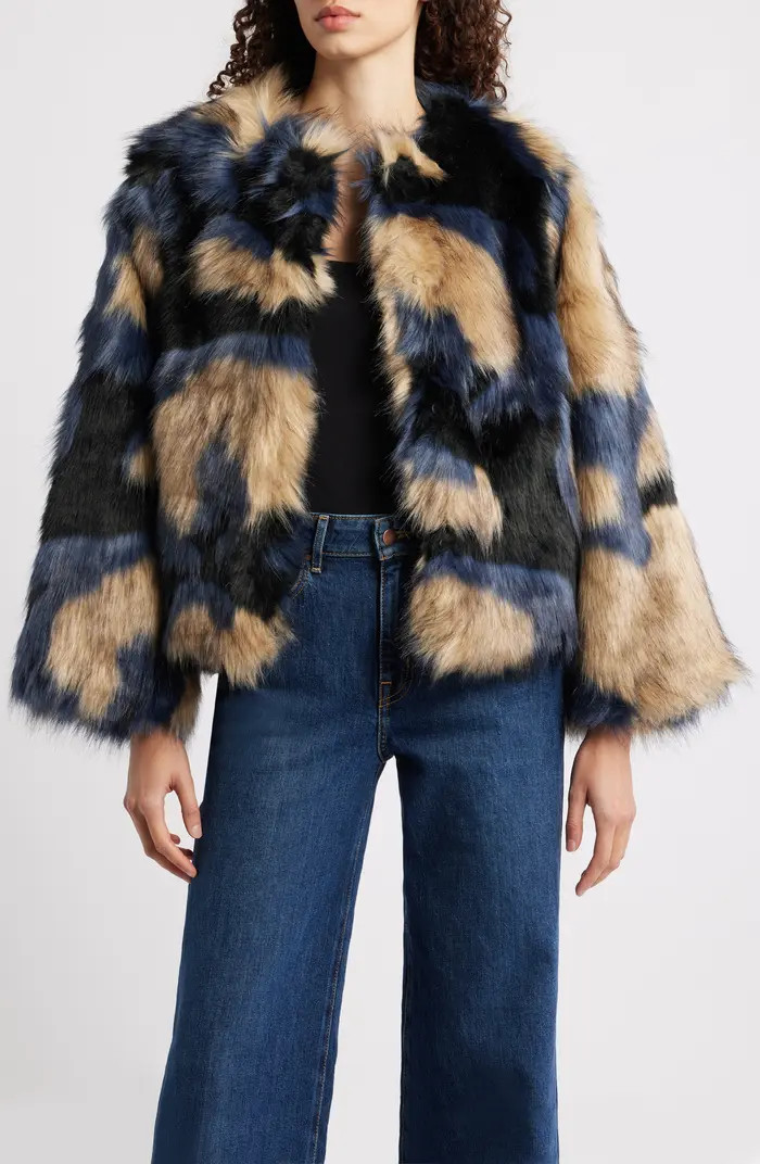 Multicolor Faux Fur Coat | Nordstrom