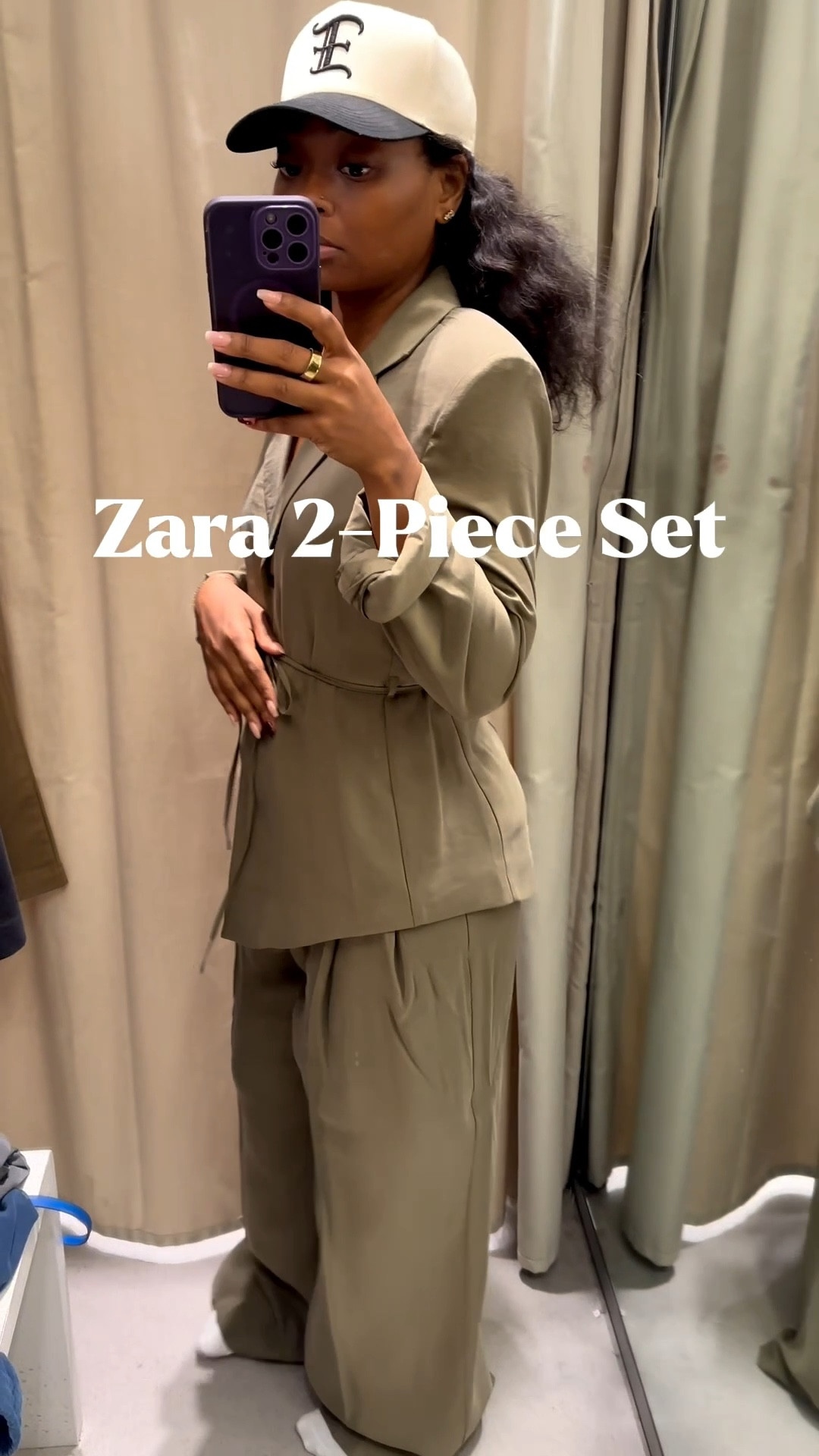 Zara Fall Set
Perfect for work, travel, errands, etc. very versatile 
Wearing a small in top and bottom
Pants run big

#LTKWorkwear #LTKStyleTip #LTKSeasonal
