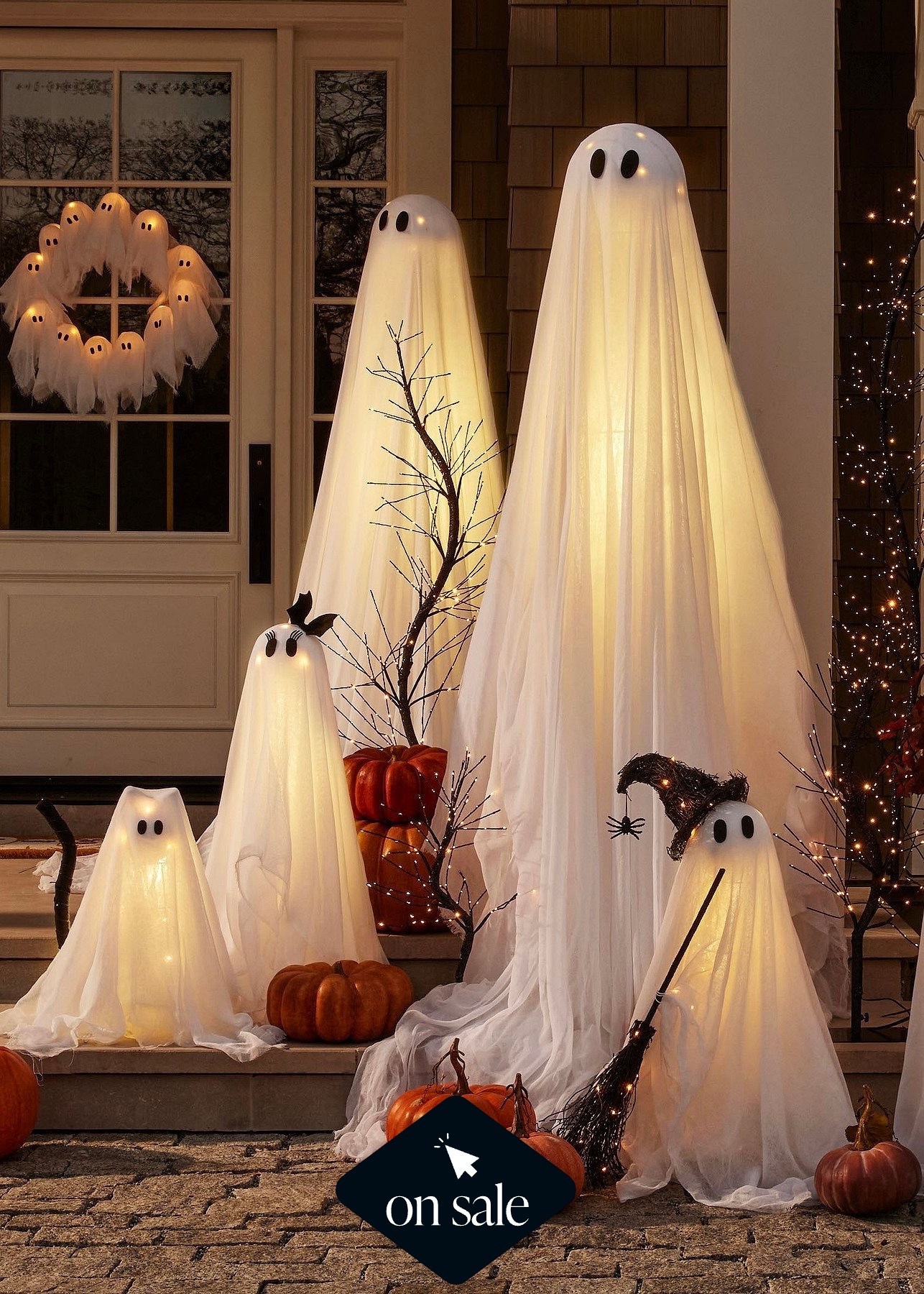 ✨SALE ALERT✨
Create your own ghostly gathering with these Large Lit Ghosts and they’re on sale for a limited time! 🎃 These big, glowing spirits are outdoor safe and perfect for greeting trick-or-treaters, lighting up the porch, or building a full haunted yard display. Their soft, spooky glow sets the ultimate Halloween mood and with this sale, it’s the perfect time to grab a few and make your display unforgettable now and every Halloween in the future.👻

#LTKHome #LTKSaleAlert #LTKSeasonal