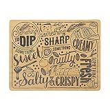 Amazon.com: Sabatier Charcuterie Board with Recessed Handles, Reversible Kitchen Cutting Board fo... | Amazon (US)