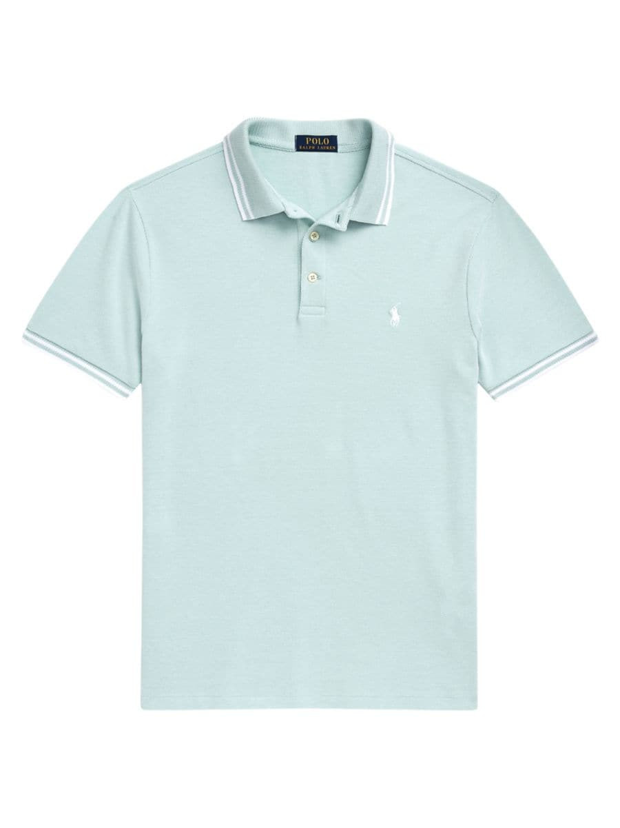 Stretch Mesh Polo Shirt | Saks Fifth Avenue