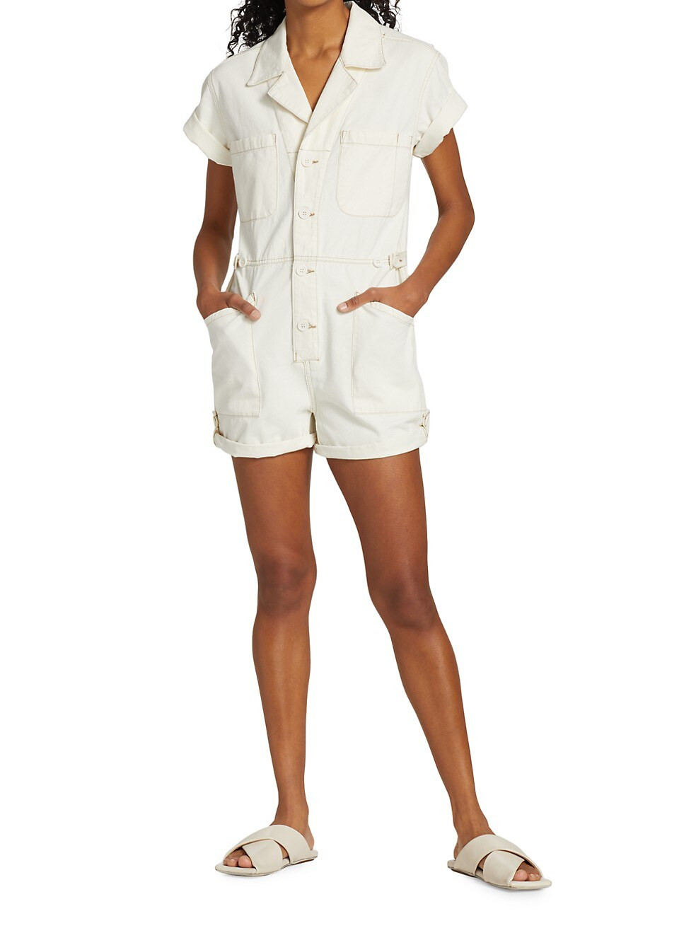 Parker Utilitarian Short Jumpsuit | Saks Fifth Avenue