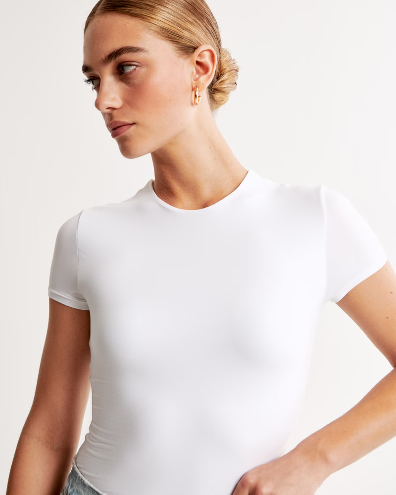 Soft Matte Seamless Tuckable Baby Tee | Abercrombie & Fitch (US)