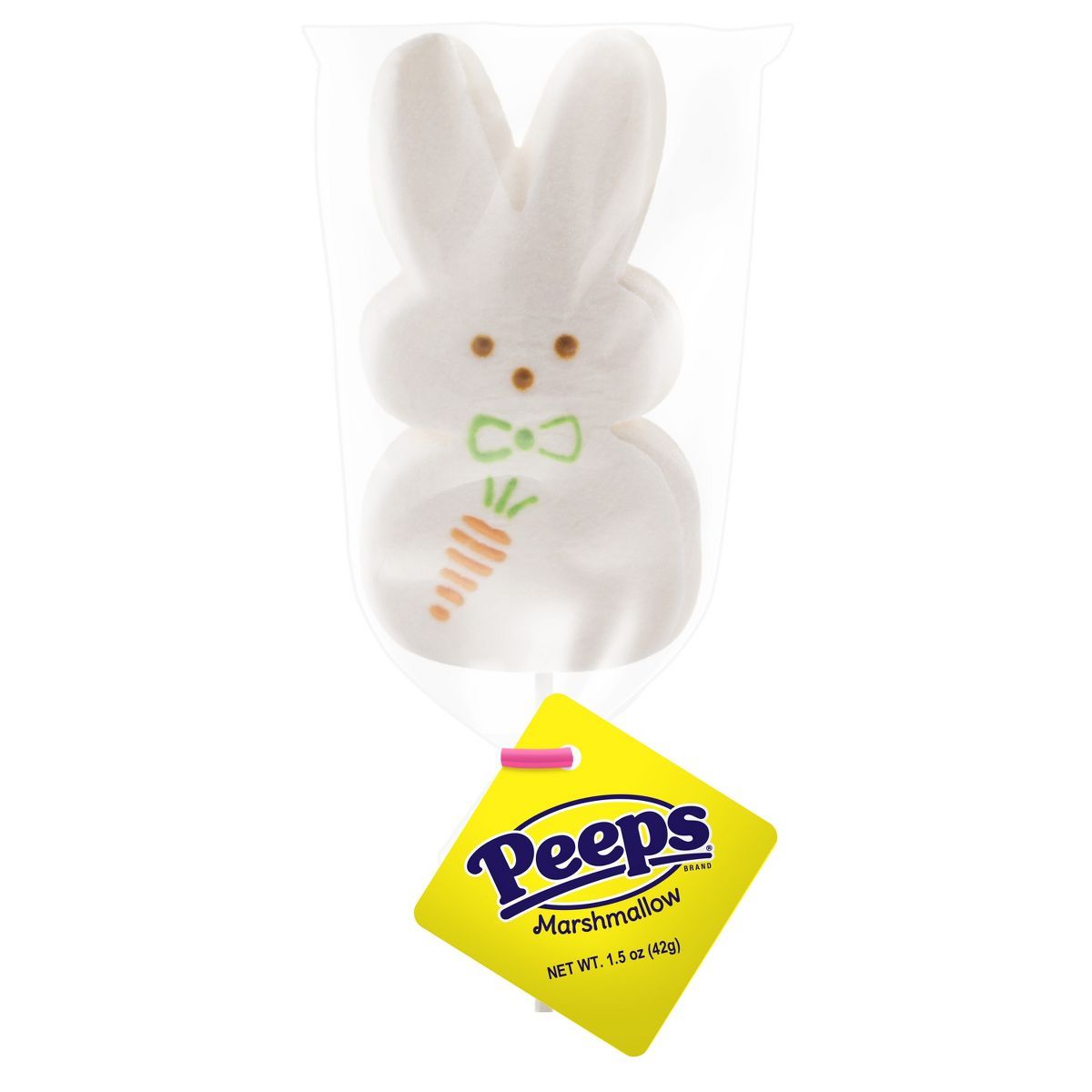 Peeps Easter White Marshmallow Bunny Lollipop - 1.5oz | Target