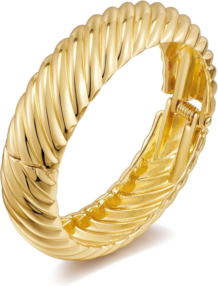 LILIE&WHITE Bracelet For Women Fashion Bracelet Chunky Bracelet Gift Cuff Bracelet | Amazon (US)