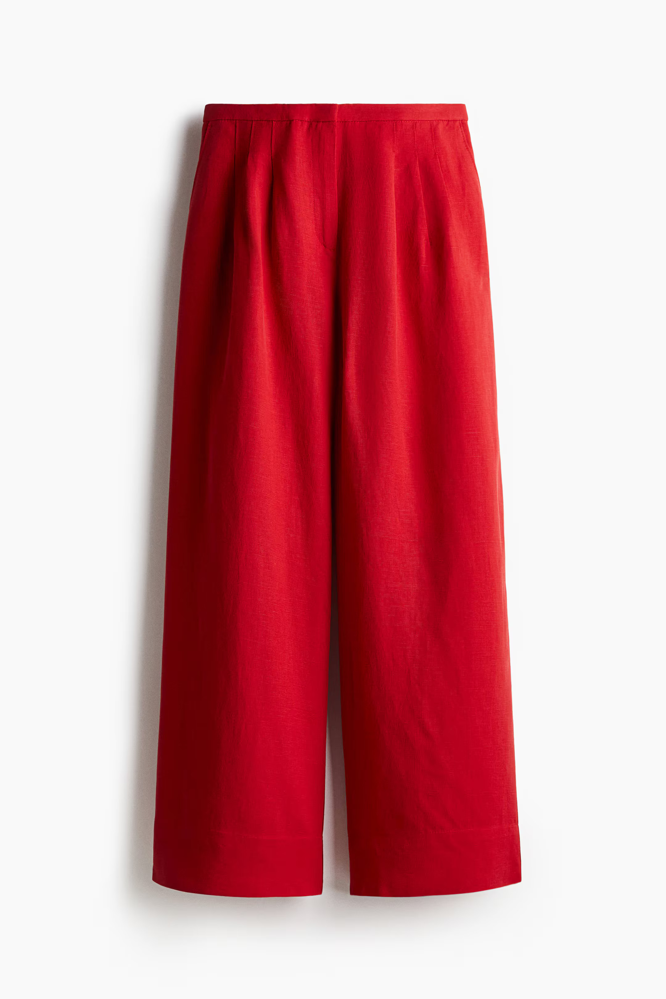 Wide-Leg Linen-Blend Pants | H&M (US + CA)