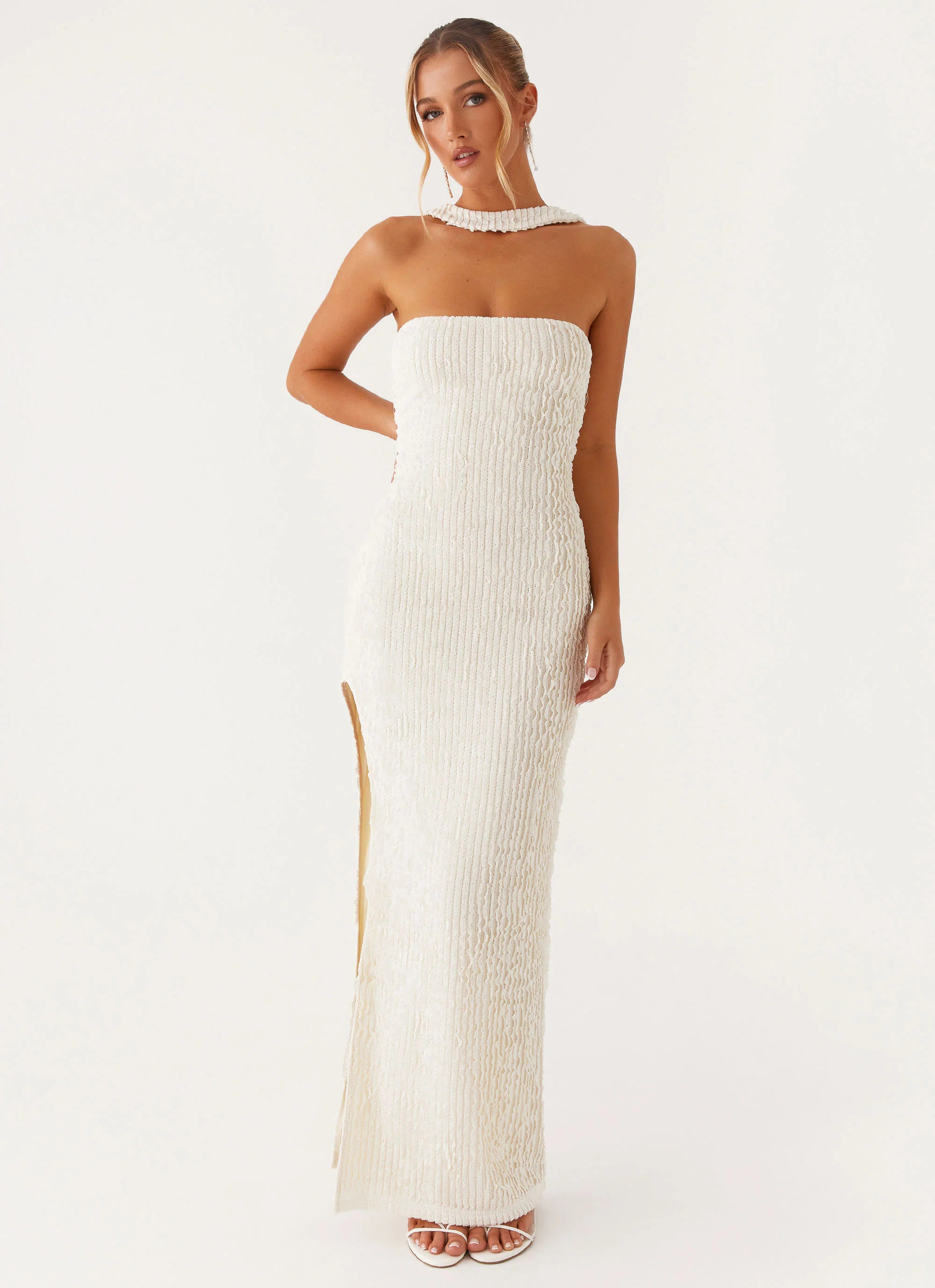 Sadie Maxi Dress - Ivory | Peppermayo (Global)