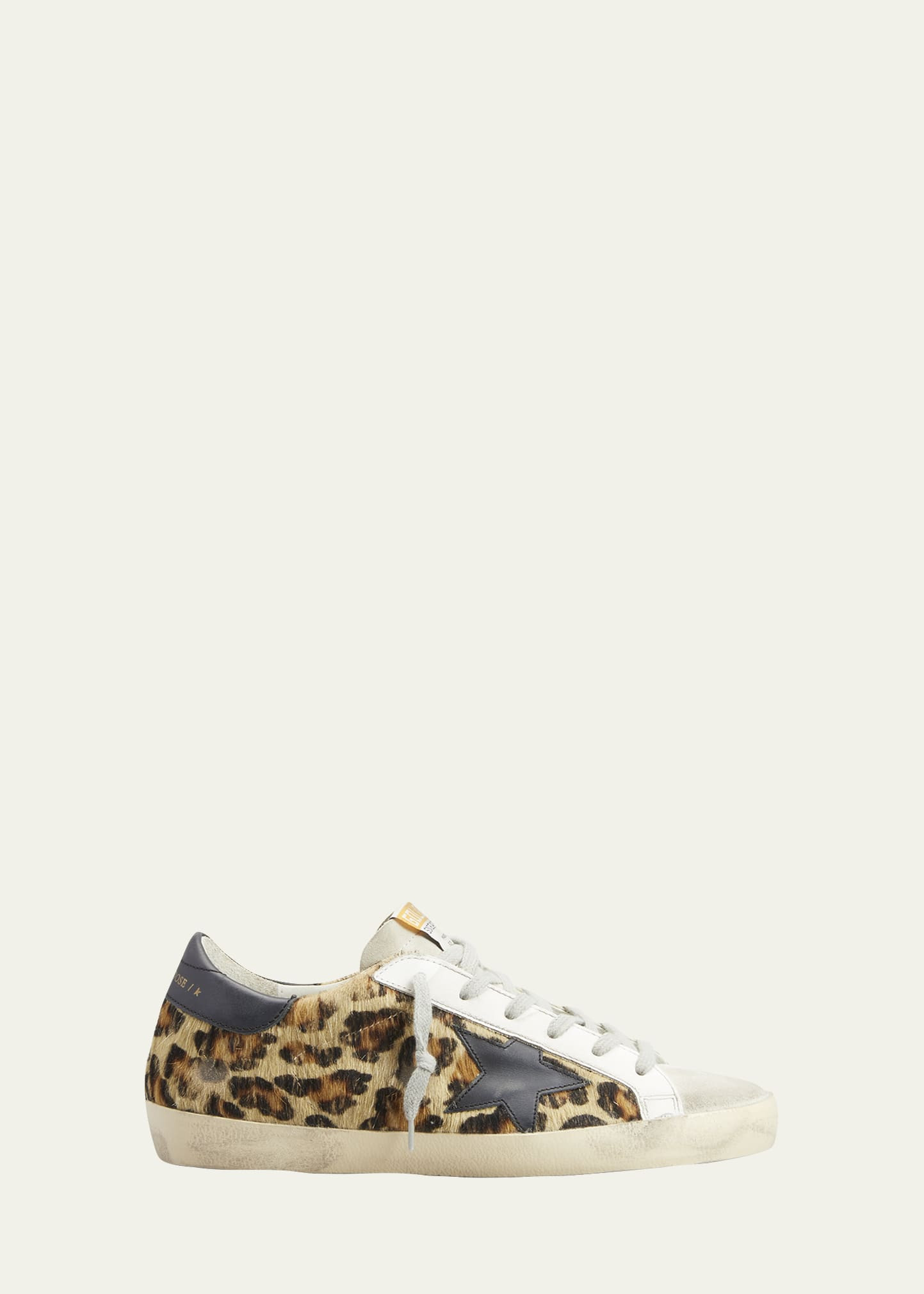 Golden Goose Superstar Leopard Calf Hair Sneakers | Bergdorf Goodman