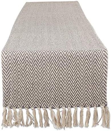DII Braided Farmhouse Table Runner, 15 x 72 inches, Gray | Amazon (US)