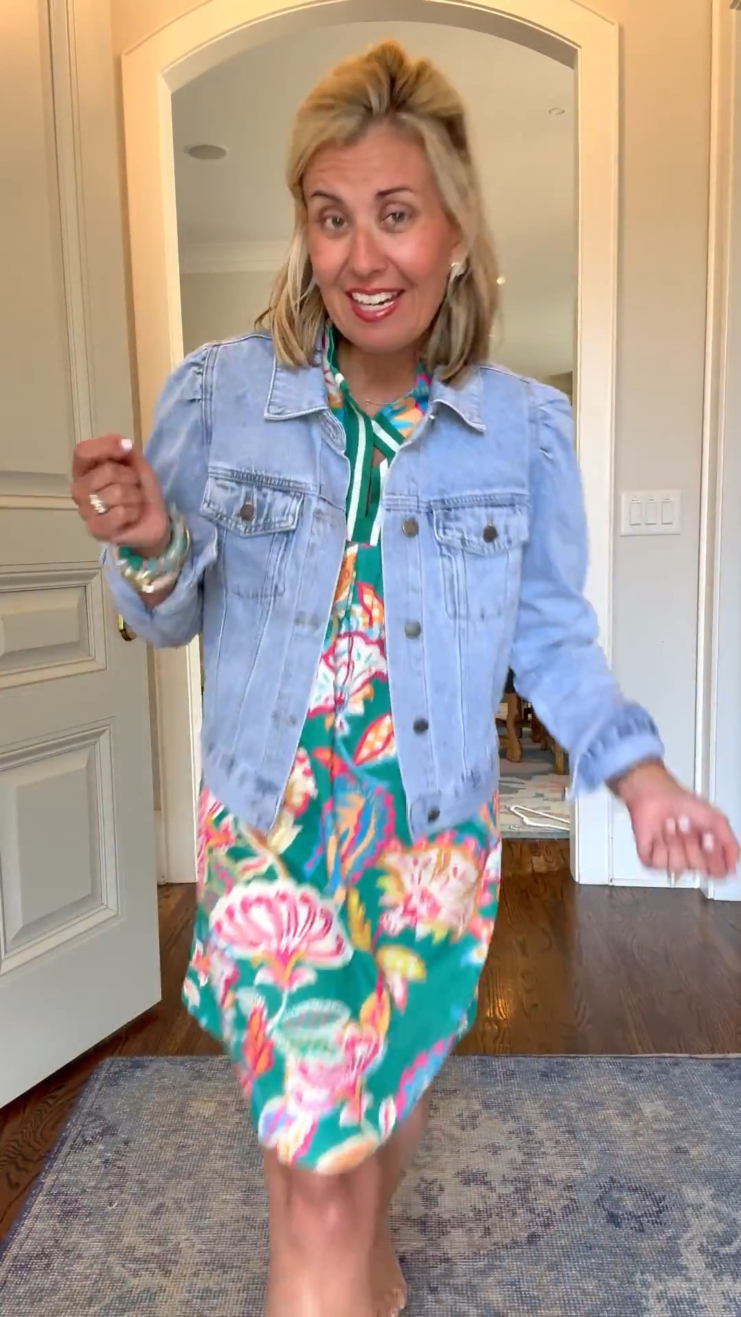 Let’s talk about the perfect denim jacket! I wore my first one out, and I just got the updated version. Avara has the best lightweight jackets. I’m in a small dress, small jacket & 8 wedge tts. 

#LTKOver40 #LTKootd #LTKdayinmylife